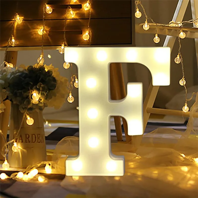 Romantic Alphabet Letter Lights Wedding Party Diy Decoration Hanging Stand Lighting Lamps Battery Led Night Lights Gift A-z #763
Romantic Alphabet Letter Lights Wedding Party Diy Decoration Hanging Stand Lighting Lamps Battery Led Night Lights Gift A-z #763