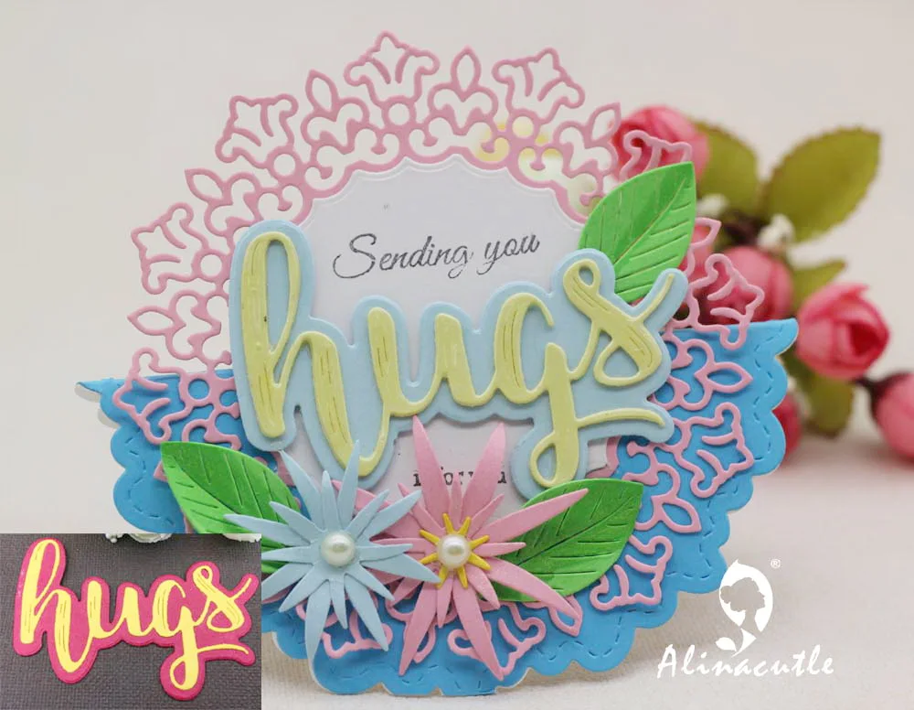 Alinacutle METAL CUTTING DIES cut Shadow Words Hugs Scrapbooking Paper Craft handmade card album punch art cutter
Alinacutle METAL CUTTING DIES cut Shadow Words Hugs Scrapbooking Paper Craft handmade card album punch art cutter