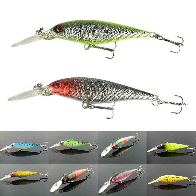 10pcs 11cm 10g Minnow Fishing Lures Crank Baits Fishing Baits Deep Diving Artificial Fishing Lures treble hook fish Accessorie
10pcs 11cm 10g Minnow Fishing Lures Crank Baits Fishing Baits Deep Diving Artificial Fishing Lures treble hook fish Accessorie