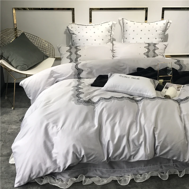 4/6/7Pcs Egypt Cotton Classical beauty luxury Bedding Set Embroidery Duvet cover set Bed Sheet Pillowcases Queen King Size
4/6/7Pcs Egypt Cotton Classical beauty luxury Bedding Set Embroidery Duvet cover set Bed Sheet Pillowcases Queen King Size