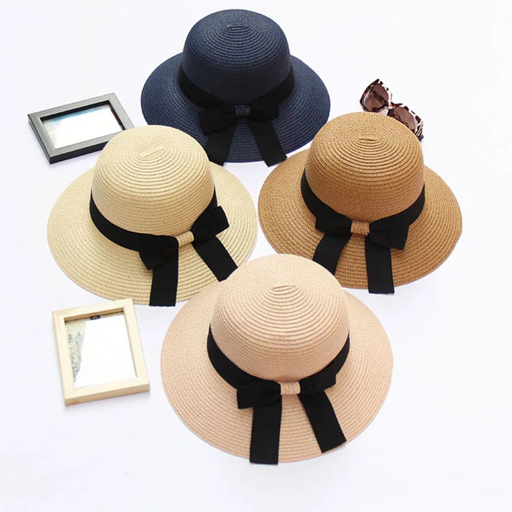 New Bowknot Straw Sun Hat Women Summer Beach Caps for Lady Boater Hat Folding Beach Girls Wholesale
New Bowknot Straw Sun Hat Women Summer Beach Caps for Lady Boater Hat Folding Beach Girls Wholesale