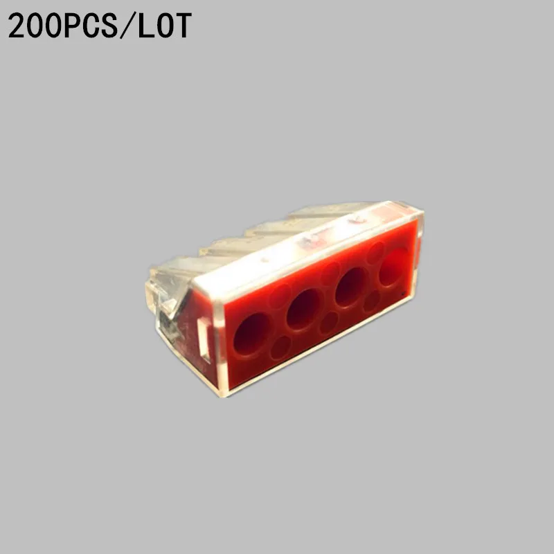 200PCS/LO PCT-104D 6square air conditioning 4 wire Universal Terminals Block Plug-in Electrical Wire Connector
200PCS/LO PCT-104D 6square air conditioning 4 wire Universal Terminals Block Plug-in Electrical Wire Connector
