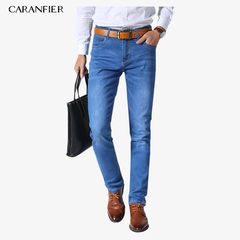 CARANFIER 2019 Summer Mens Thin Light Jeans Business Casual Stretch Slim Denim Jeans Trousers Male Brand Pants Plus Size 38 40
CARANFIER 2019 Summer Mens Thin Light Jeans Business Casual Stretch Slim Denim Jeans Trousers Male Brand Pants Plus Size 38 40