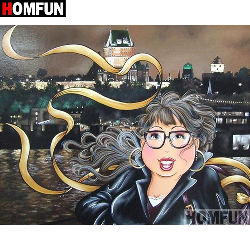 HOMFUN 5D DIY Diamond Painting Full Square/Round Drill "Fat woman" 3D Embroidery Cross Stitch Mosaic Home Decor A06072
HOMFUN 5D DIY Diamond Painting Full Square/Round Drill "Fat woman" 3D Embroidery Cross Stitch Mosaic Home Decor A06072