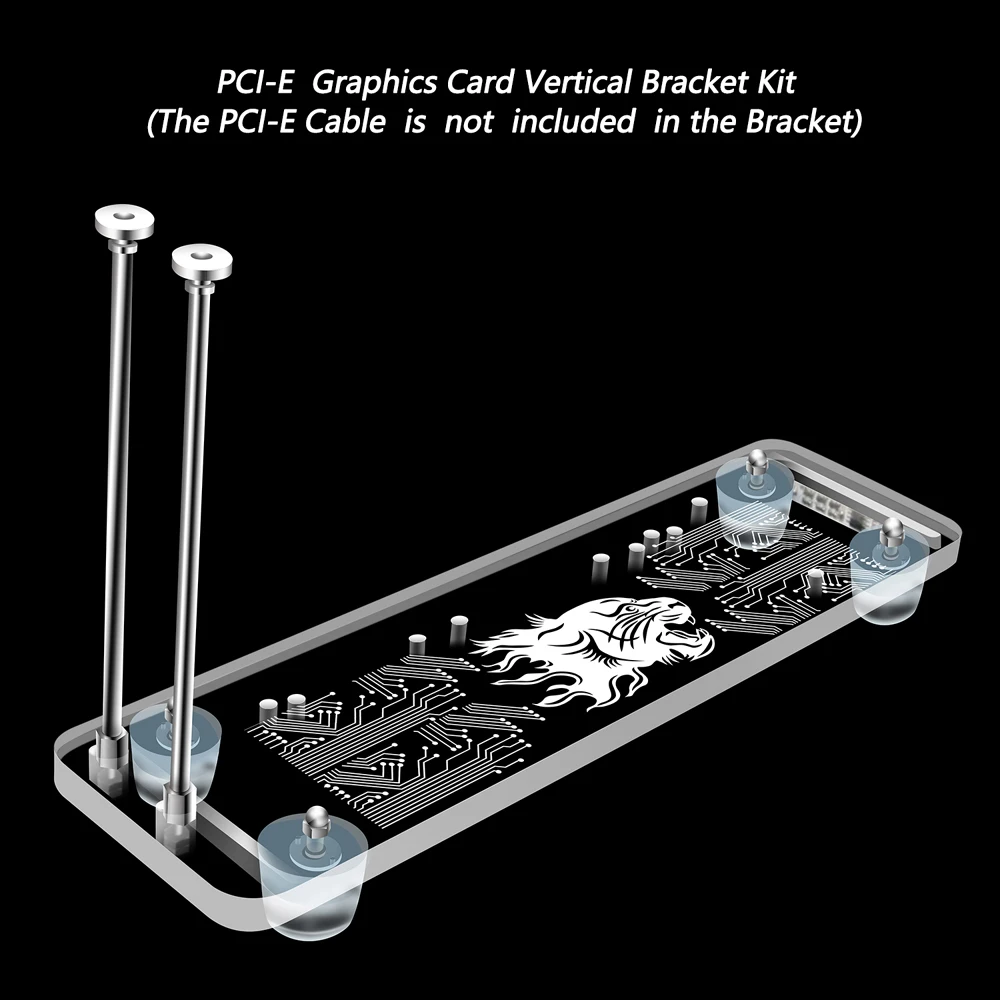 H1111Z Graphics Card Bracket Stand Mounting Vertical Graphics Card Holder Video Card Bracket with RGB LED Light for DIY ATX Case
H1111Z Graphics Card Bracket Stand Mounting Vertical Graphics Card Holder Video Card Bracket with RGB LED Light for DIY ATX Case