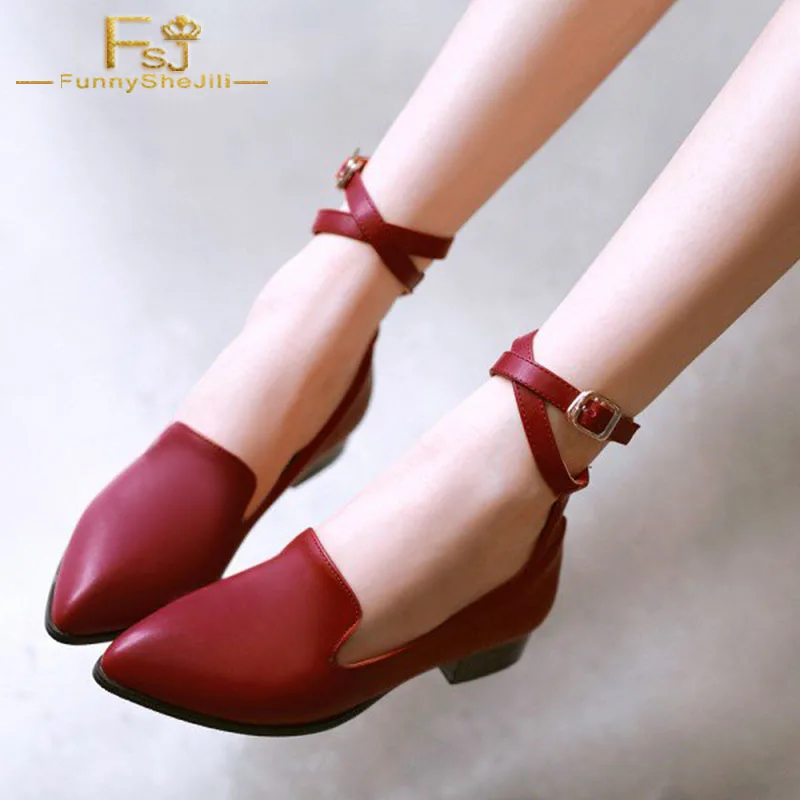 Women Shoes Ladies Pump 2020 Spring Autumn Maroon Ankle Straps Buckle Chunky Heel Vintage Plus Size Shoes 41 42 43 
Women Shoes Ladies Pump 2020 Spring Autumn Maroon Ankle Straps Buckle Chunky Heel Vintage Plus Size Shoes 41 42 43