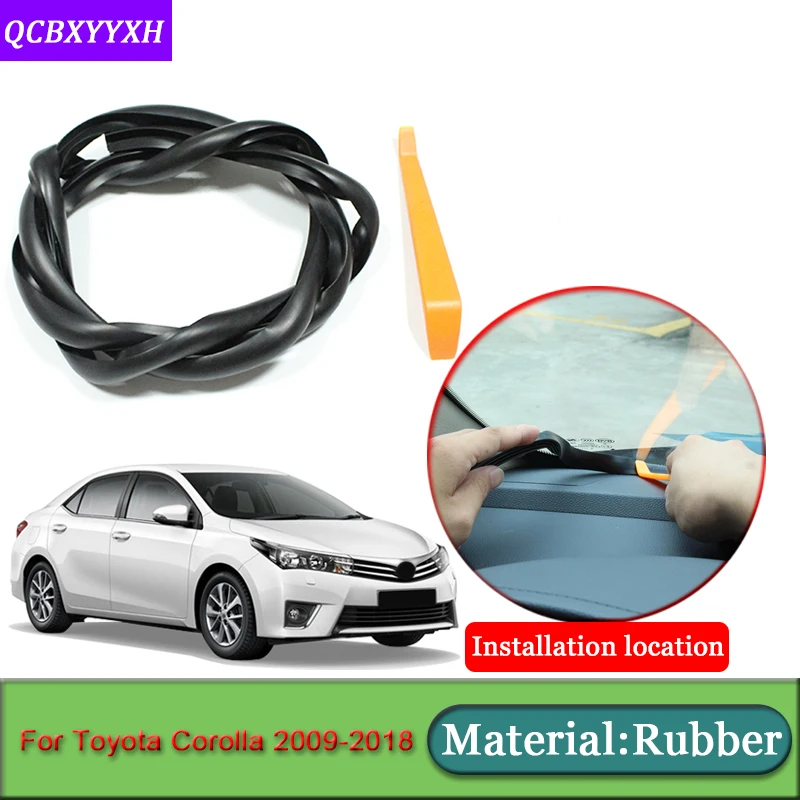 Car-styling For Toyota Corolla 2009-2018 Anti-Noise Soundproof Dustproof Car Dashboard Windshield Sealing Strips Car Accessories
Car-styling For Toyota Corolla 2009-2018 Anti-Noise Soundproof Dustproof Car Dashboard Windshield Sealing Strips Car Accessories