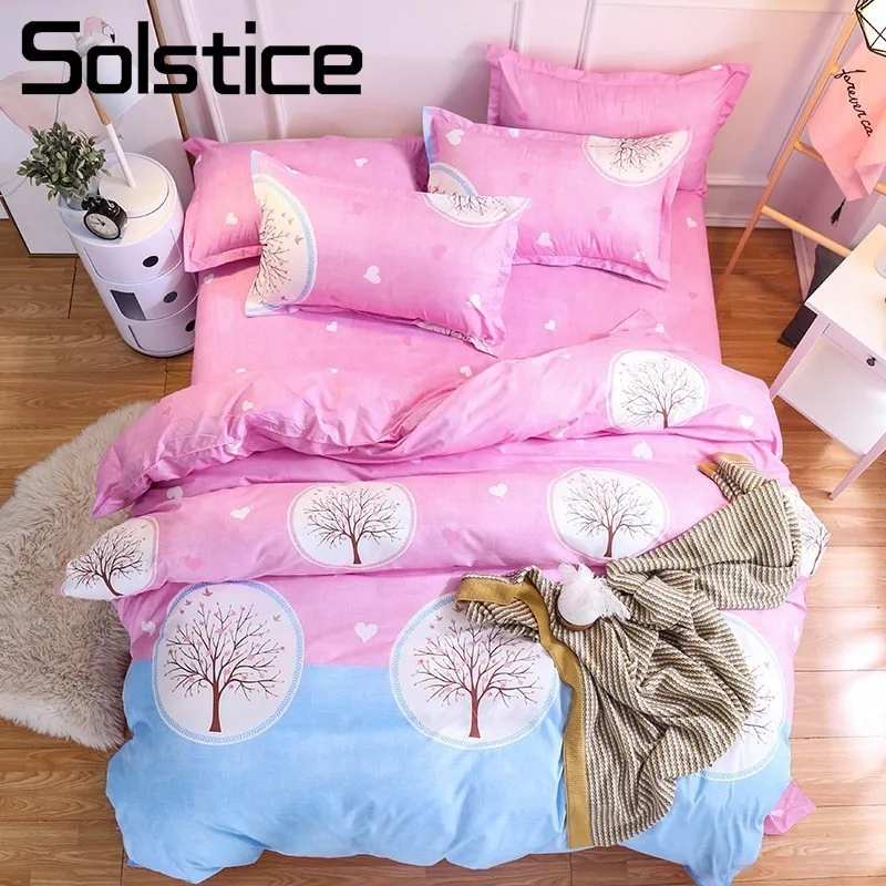 Solstice Home Textile Queen Full Bedding Set Pink Wish Tree Blue Duvet Cover Pillowcase Sheet Girl Kid Teen Woman Bed Linens Kit
Solstice Home Textile Queen Full Bedding Set Pink Wish Tree Blue Duvet Cover Pillowcase Sheet Girl Kid Teen Woman Bed Linens Kit