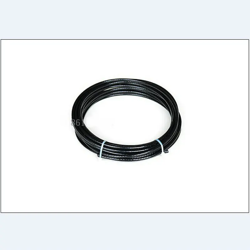 

100M/Roll Overall Dia 1.2MM (1MM Wire Rope Before Coating ) Black Color PVC Plastic Coated 7X7 Stainless Steel 304 Wire Rope