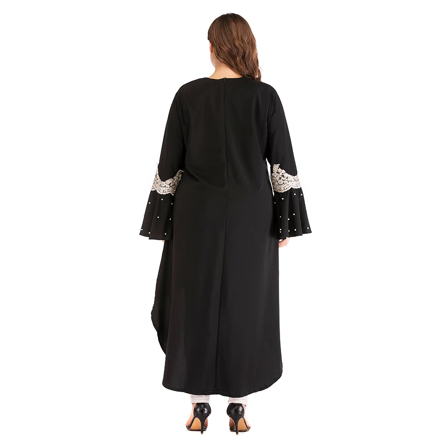 New Fashion Women Tops Plus Size Women Long Sleeve Shirt Lace Stitching Beading High Flare Sleeve Suit Clothes Summer Women 
New Fashion Women Tops Plus Size Women Long Sleeve Shirt Lace Stitching Beading High Flare Sleeve Suit Clothes Summer Women