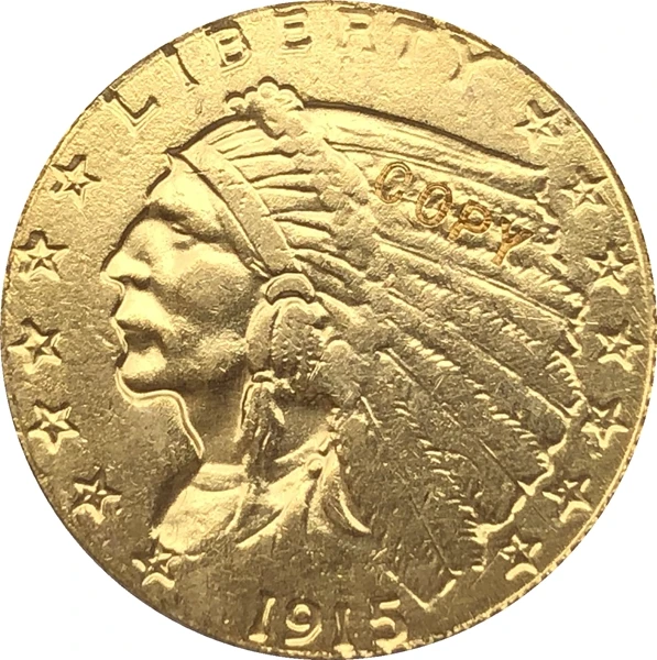 24-к позолоченный 1915-S $5 золото индийская половина монета с изображением орла КОПИЯ БЕСПЛАТНАЯ ДОСТАВКА
24-к позолоченный 1915-S $5 золото индийская половина монета с изображением орла КОПИЯ БЕСПЛАТНАЯ ДОСТАВКА