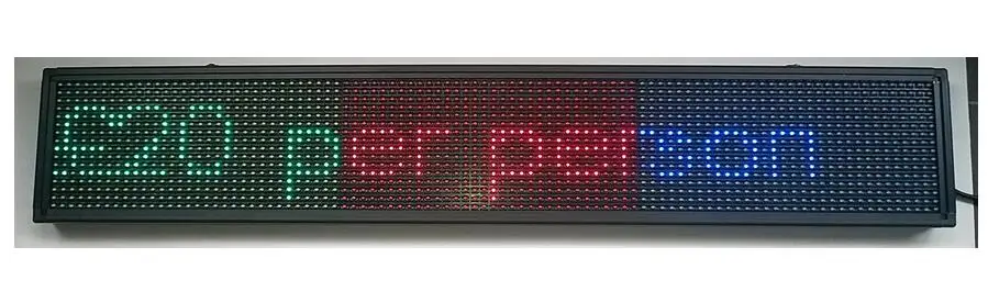 RED Green Blue USB Programmable Scrolling LED Signage Message Board Custom options display Signs signage | Электронные