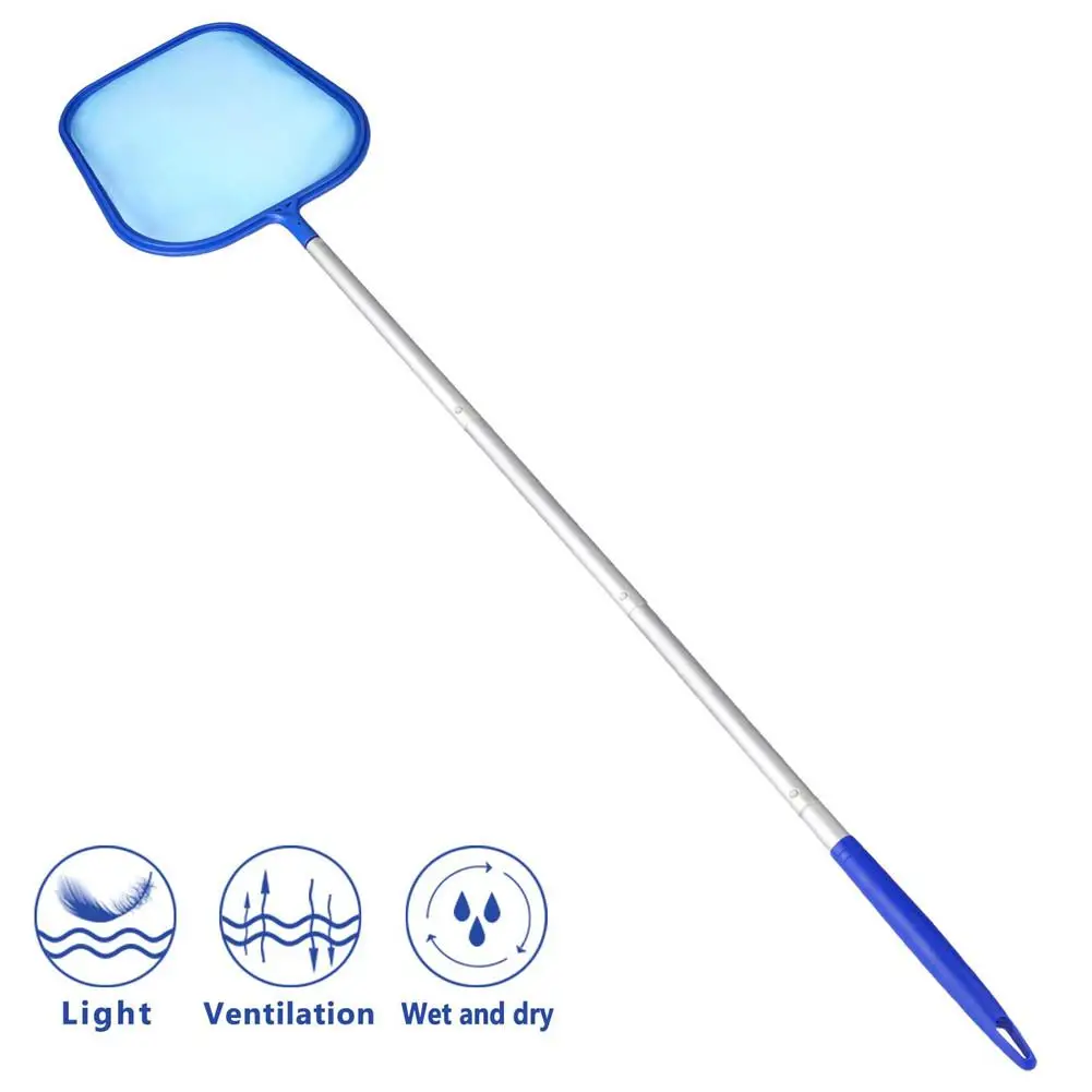 Detachable Pool Skimmer Pool Landing Net Leaf Net Fishing Net with 5 Aluminum Rods #DO
Detachable Pool Skimmer Pool Landing Net Leaf Net Fishing Net with 5 Aluminum Rods #DO