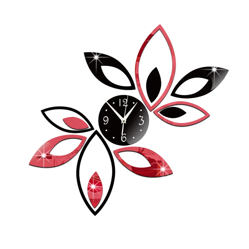 3D Home Decoration Mirror Bracket Wall Clock DIY Fashion Wall Watch Double Color Lotus Clock Living Room Reloj Pared Sticker Z44
3D Home Decoration Mirror Bracket Wall Clock DIY Fashion Wall Watch Double Color Lotus Clock Living Room Reloj Pared Sticker Z44