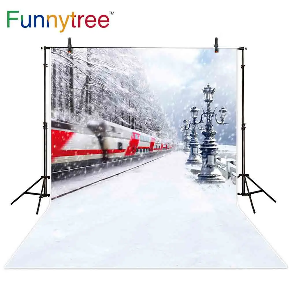 Фоны Funnytree для фотостудии Рождественский зимний Снежный поезд Снежинка Природный телефон
Фоны Funnytree для фотостудии Рождественский зимний Снежный поезд Снежинка Природный телефон