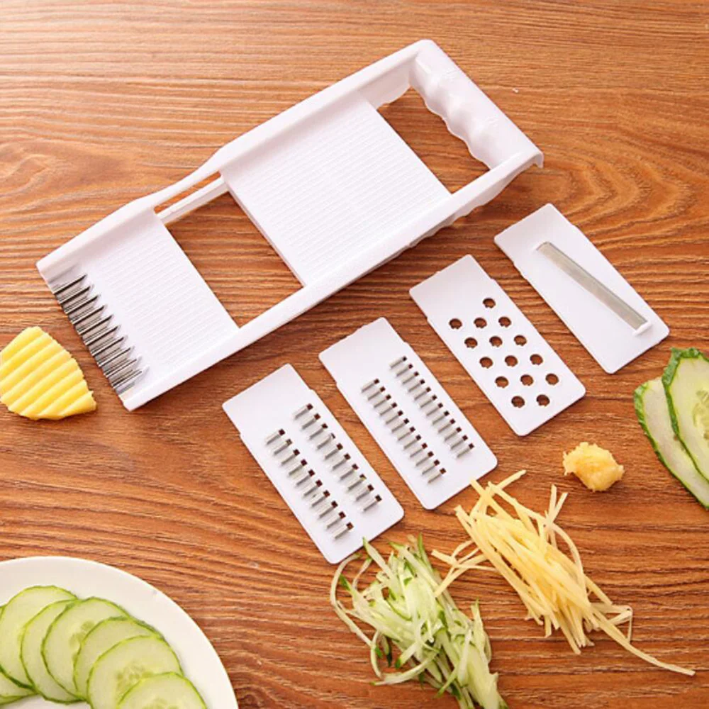 1 компл.. белый огурец Slicer салат кухонный измельчитель фруктовый сыр морковь