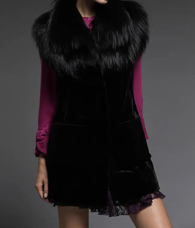 S-6XL Hot / Spring Women New Fashion Medium long imitation fox fur vest large size jacket
S-6XL Hot / Spring Women New Fashion Medium long imitation fox fur vest large size jacket
