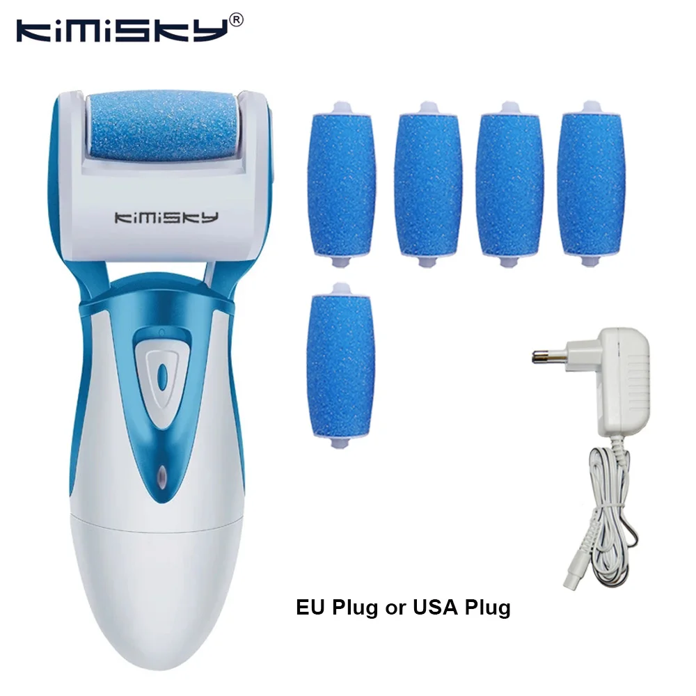 KIMISKY Blue Rechargeable waterproof Foot Care Tool Pedicure Callus remover foot Exfoliator Feet Dead Skin 5pcs rollers heads
KIMISKY Blue Rechargeable waterproof Foot Care Tool Pedicure Callus remover foot Exfoliator Feet Dead Skin 5pcs rollers heads