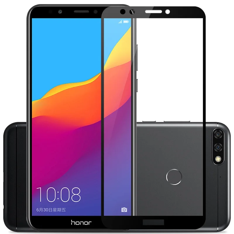 Закаленное 3d стекло для Huawei Honor 7C полноэкранная Взрывозащищенная защитная пленка