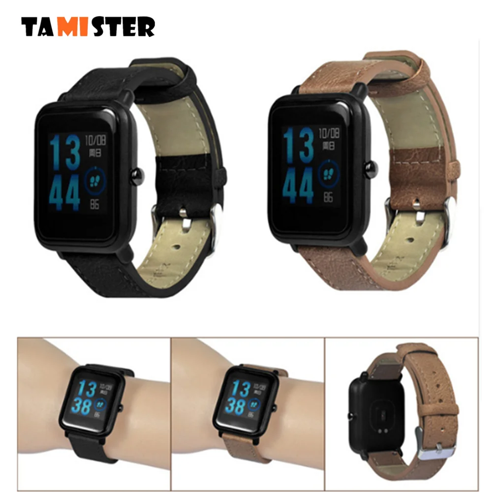 Ремешок TAMISTER 20 мм из натуральной кожи для Huami Amazfit Bip Bit Band для Xiaomi Amazfit Bip Smart Watch аксессуары для наручных часов
Ремешок TAMISTER 20 мм из натуральной кожи для Huami Amazfit Bip Bit Band для Xiaomi Amazfit Bip Smart Watch аксессуары для наручных часов