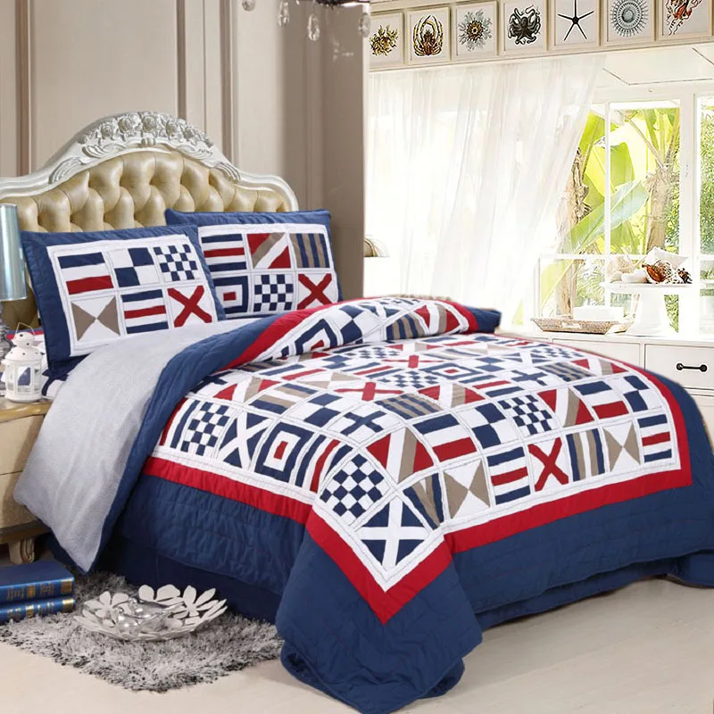 Patchwork Bedspreads on the Bed Quilt Sets 3PCS/4pcs Cotton Quilted Bed Covers Queen Size Coverlet Summer Blanket for Double
Patchwork Bedspreads on the Bed Quilt Sets 3PCS/4pcs Cotton Quilted Bed Covers Queen Size Coverlet Summer Blanket for Double