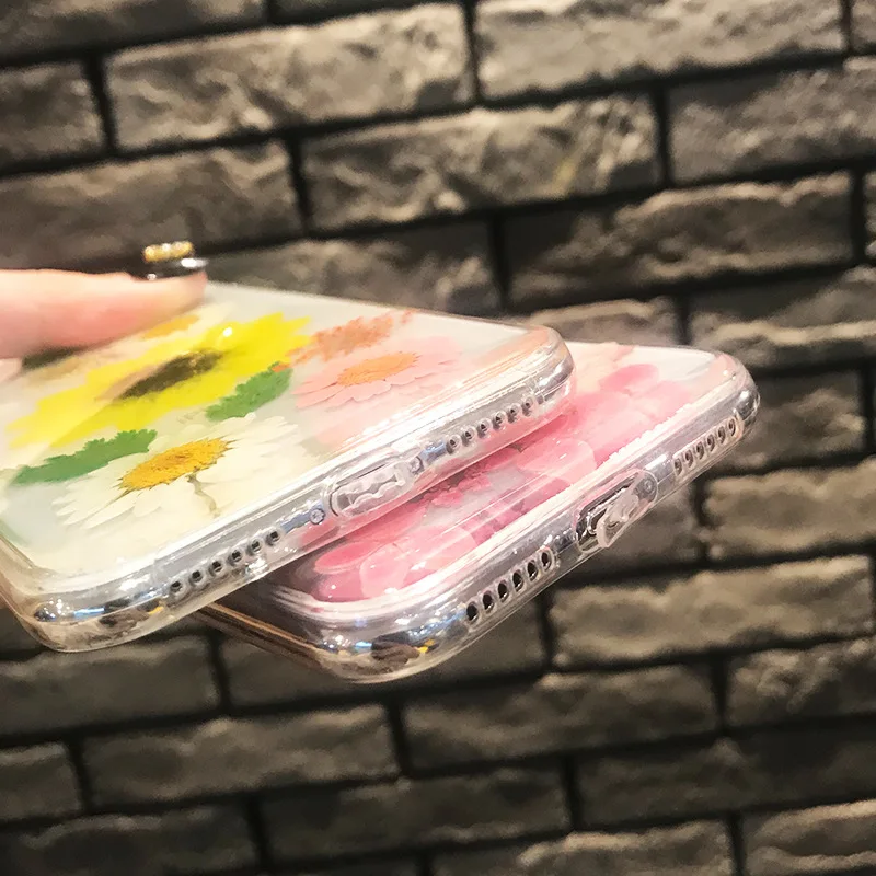 Real Flowers Dried Flowers Soft TPU Back Cover For iPhone X 6 6S 7 8 plus Case Transparent Phone Case for iphone XR XS Max Cover
Real Flowers Dried Flowers Soft TPU Back Cover For iPhone X 6 6S 7 8 plus Case Transparent Phone Case for iphone XR XS Max Cover