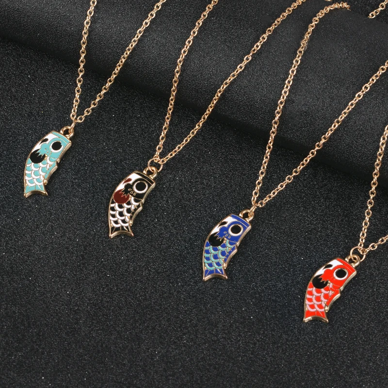 Japanese Vintage Lucky Cartoon Nishikigoi Japan Fish Koi Fish Vintage Bijoux Femme Male Unisex jewelry Enamel Pendant Necklaces
Japanese Vintage Lucky Cartoon Nishikigoi Japan Fish Koi Fish Vintage Bijoux Femme Male Unisex jewelry Enamel Pendant Necklaces