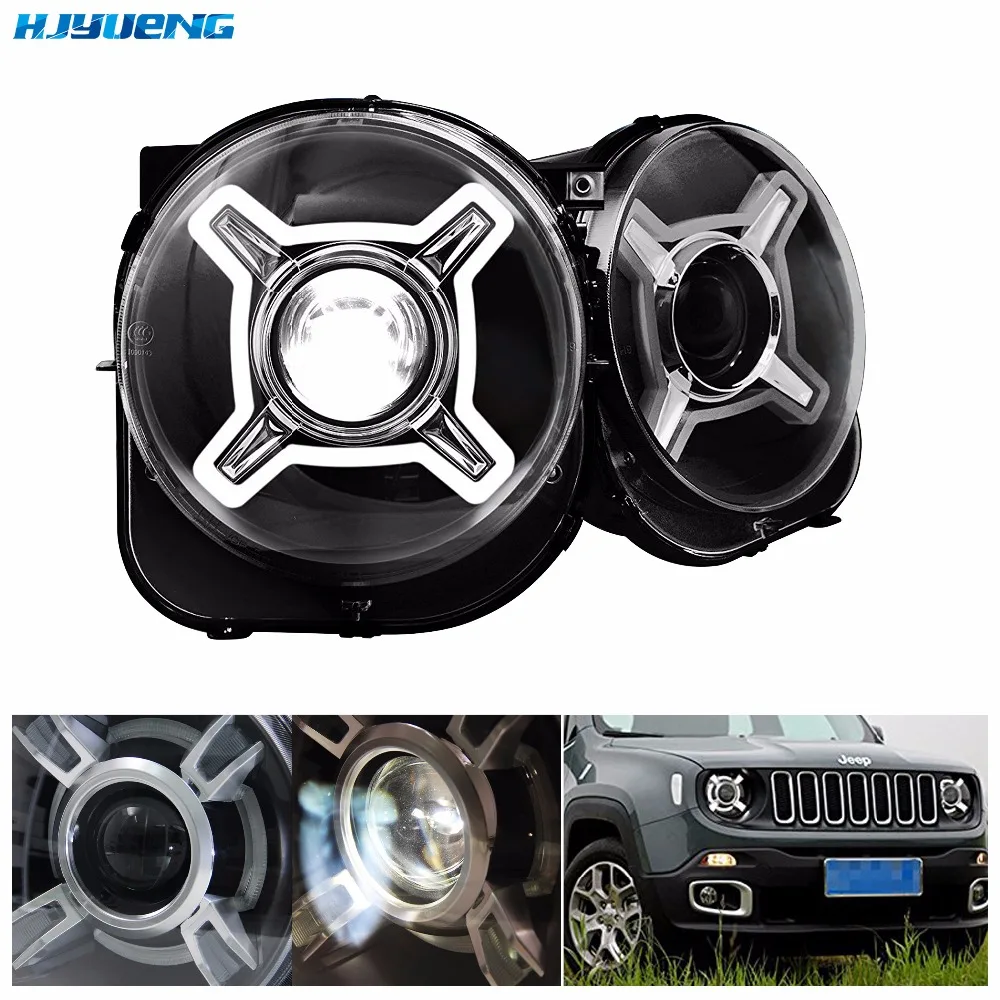 HJYUENG 55W 2014 2017 год для Jeep Renegade светодиодный головной фонарь с HID KIT фонарь|hid lamp|hid kit