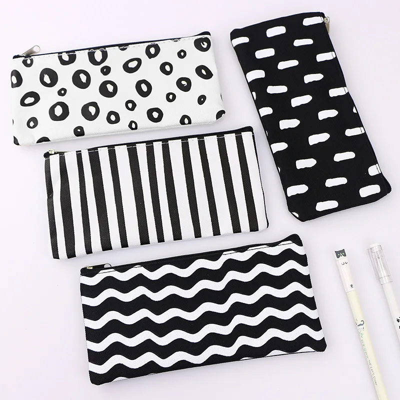 20pcs Kawaii Pencils Bags School Fashion Creative Black Simple Cute Pencile Pouch School Supplies Stationery Pen Organizer Purse
20pcs Kawaii Pencils Bags School Fashion Creative Black Simple Cute Pencile Pouch School Supplies Stationery Pen Organizer Purse