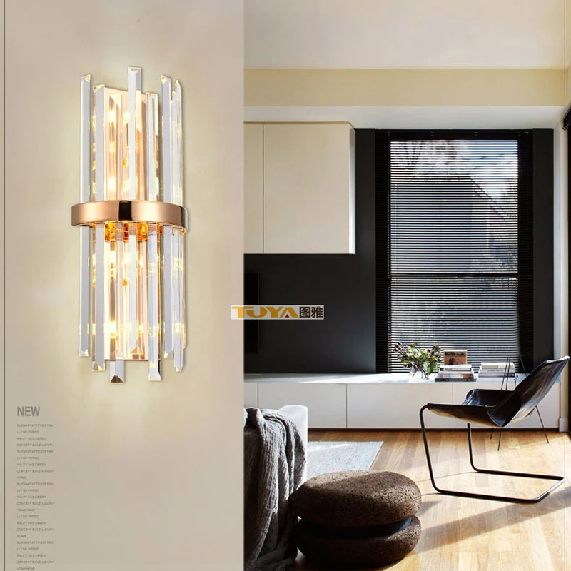crystal wall lamps wall Iron modern led crystal wall light indoor lighting AC 90-260V
crystal wall lamps wall Iron modern led crystal wall light indoor lighting AC 90-260V