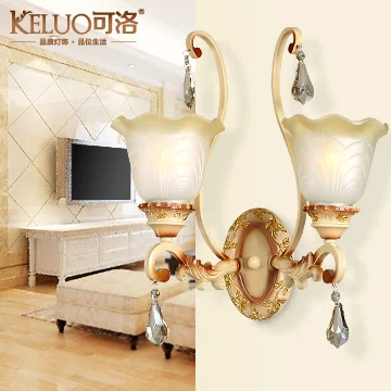 Wall can Loo style sofa double bedroom living room TV wall lamp garden Continental | Строительство и ремонт