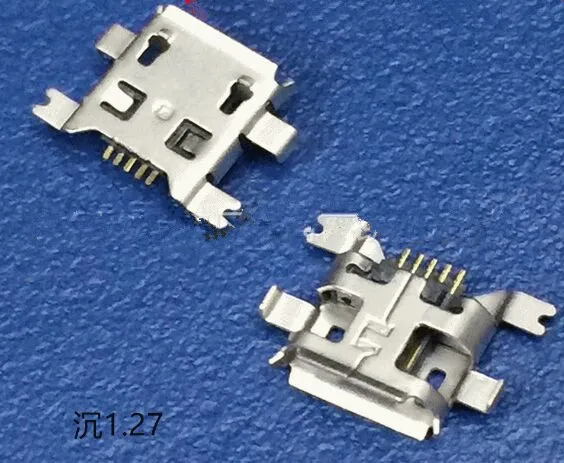 MICRO USB 5P 1.27mm heavy plate tail plug pin flat, Female plug pin 4pin Fixed SMD ,Tail Charging socket ,new and original
MICRO USB 5P 1.27mm heavy plate tail plug pin flat, Female plug pin 4pin Fixed SMD ,Tail Charging socket ,new and original