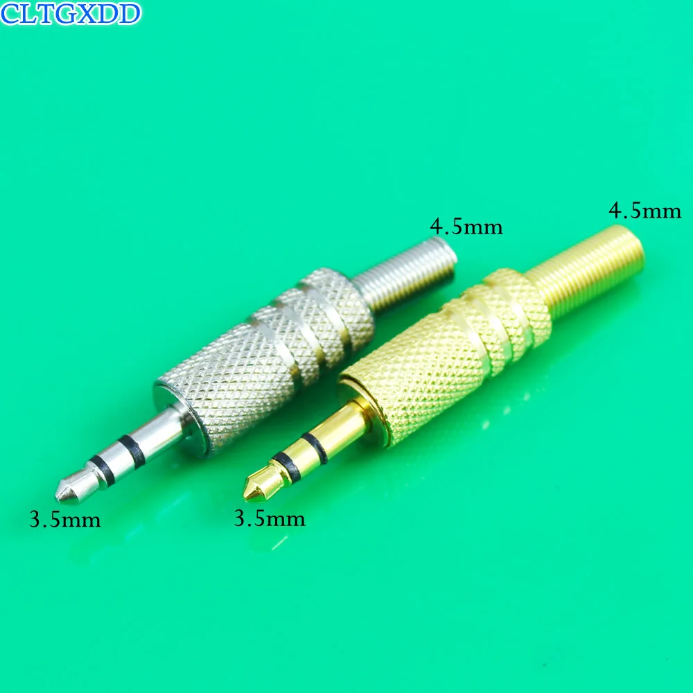 cltgxdd Silver gold plated Stereo 1/8" 3.5mm 3Pole male Plug Audio TRS adapter Connector Booted repair for headphone jack
cltgxdd Silver gold plated Stereo 1/8" 3.5mm 3Pole male Plug Audio TRS adapter Connector Booted repair for headphone jack