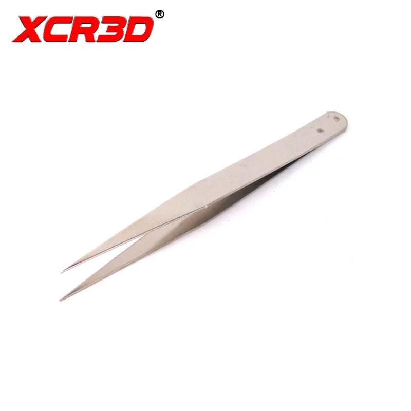 XCR3D 3D Printer Tools Stainless Steel Tweezers Length 125mm Straight Port Tweezer Clean out nozzle heating melt out of filament
XCR3D 3D Printer Tools Stainless Steel Tweezers Length 125mm Straight Port Tweezer Clean out nozzle heating melt out of filament