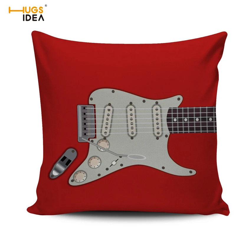 HUGSIDEA New Hot Guitar Pillow Covers Home Decorative Bedroom Square Cushion Cover Car Almofada Sofa Seat Pillow Case 45*45 cm
HUGSIDEA New Hot Guitar Pillow Covers Home Decorative Bedroom Square Cushion Cover Car Almofada Sofa Seat Pillow Case 45*45 cm