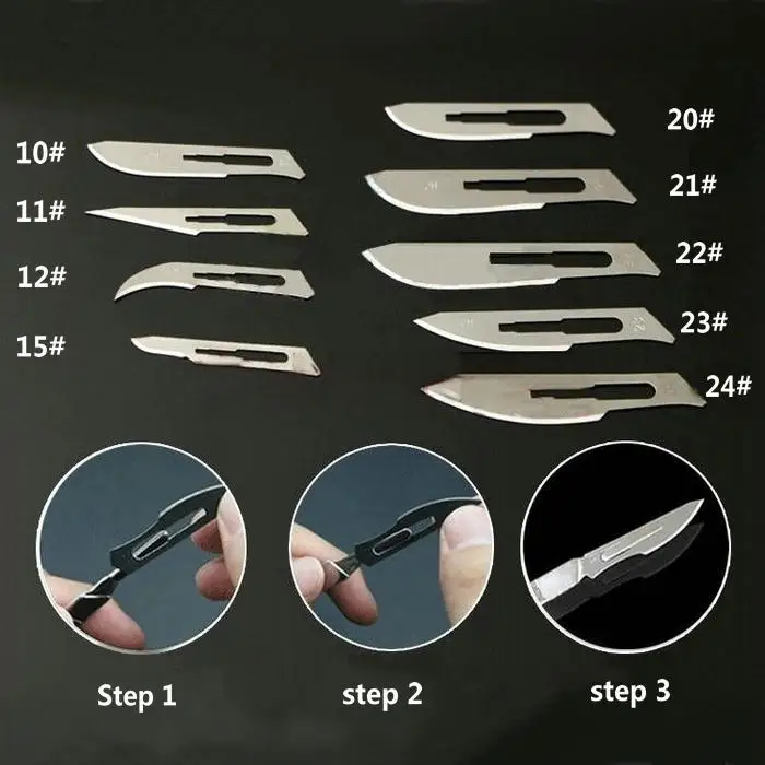 Free shipping 500pcs/lot Carbon Steel Sterile Surgical Blades Scalpel For PCB/Circuit Board/Phone Repair/DIY tool
Free shipping 500pcs/lot Carbon Steel Sterile Surgical Blades Scalpel For PCB/Circuit Board/Phone Repair/DIY tool