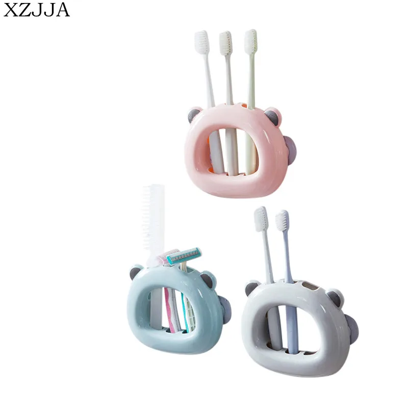 XZJJA Wall-mounted Cartoon Bear Toothbrush Holder Removeable Sucker Razor Makeup Pen Toothbrush Storage Rack Bathroom Organizers
XZJJA Wall-mounted Cartoon Bear Toothbrush Holder Removeable Sucker Razor Makeup Pen Toothbrush Storage Rack Bathroom Organizers