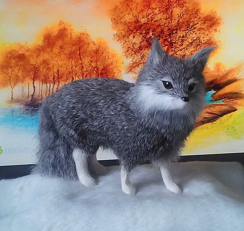 artifical animal 16x12cm gray fox hard model polyethylene&furs handicraft Figurines&Miniatures decoration toy gift a2928
artifical animal 16x12cm gray fox hard model polyethylene&furs handicraft Figurines&Miniatures decoration toy gift a2928