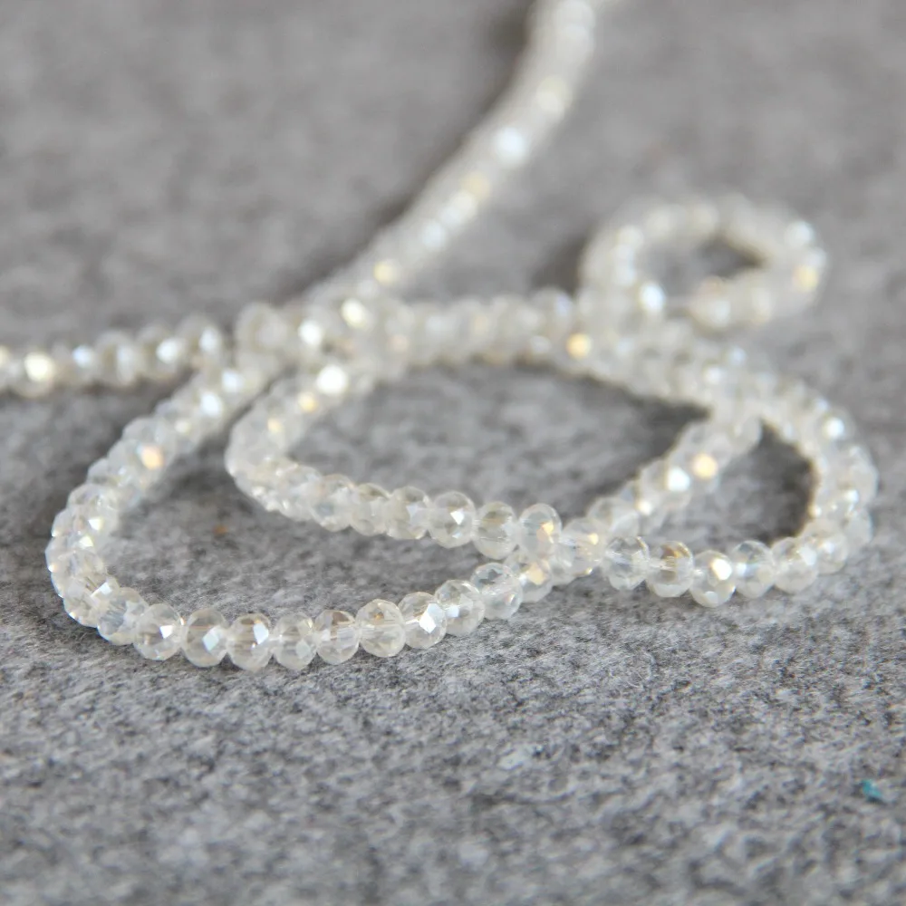 Hot New For Necklace&Bracelet 3*4mm Faceted White AB+ Colorful Glass Crystal Beads Stone Loose Beads 15inch DIY Jewelry Making
Hot New For Necklace&Bracelet 3*4mm Faceted White AB+ Colorful Glass Crystal Beads Stone Loose Beads 15inch DIY Jewelry Making