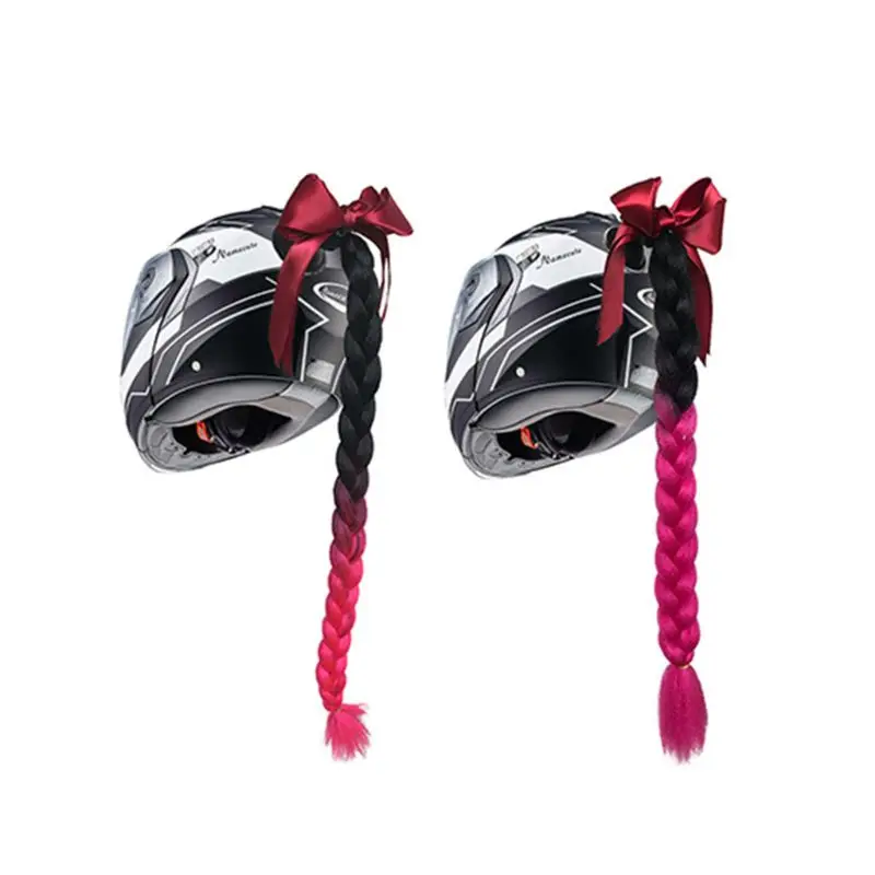 Punk Style Motorcycle Gradient Ramp Helmet Braids Twist Braid Horn Motorbike Full Face Off Road Motorbike Helmet Braid
Punk Style Motorcycle Gradient Ramp Helmet Braids Twist Braid Horn Motorbike Full Face Off Road Motorbike Helmet Braid