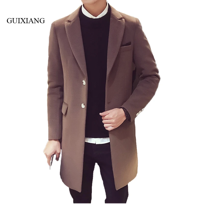 2019 New Arrival Autumn And Winter Style Men Woolen Overcoat Fashion Leisure Silm Solid Men's Long Woolen Trench Coat M-3XL
2019 New Arrival Autumn And Winter Style Men Woolen Overcoat Fashion Leisure Silm Solid Men's Long Woolen Trench Coat M-3XL