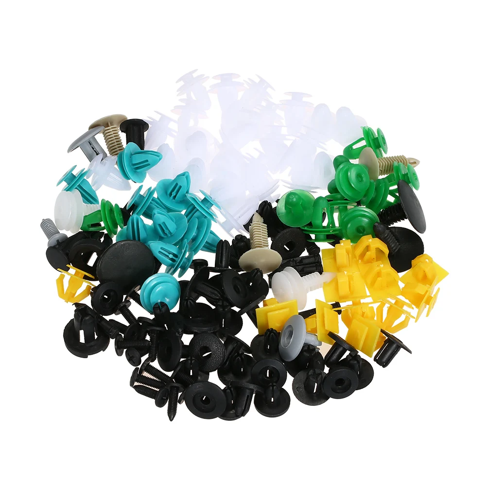 100PCS Auto Fastener Clips Car Mixed Universal Door Trim Panel Rivet Bumper Plastic Clip Car Retainer Clips Car Styling
100PCS Auto Fastener Clips Car Mixed Universal Door Trim Panel Rivet Bumper Plastic Clip Car Retainer Clips Car Styling