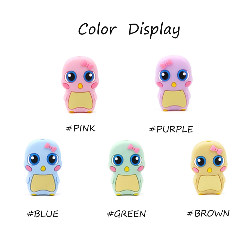 100PCS Silicone Duck Chew Teether Beads Chick Clip Baby DIY Pacifier Chain Necklace Pendent Jwelry Infant Carton Chewable Toys
100PCS Silicone Duck Chew Teether Beads Chick Clip Baby DIY Pacifier Chain Necklace Pendent Jwelry Infant Carton Chewable Toys