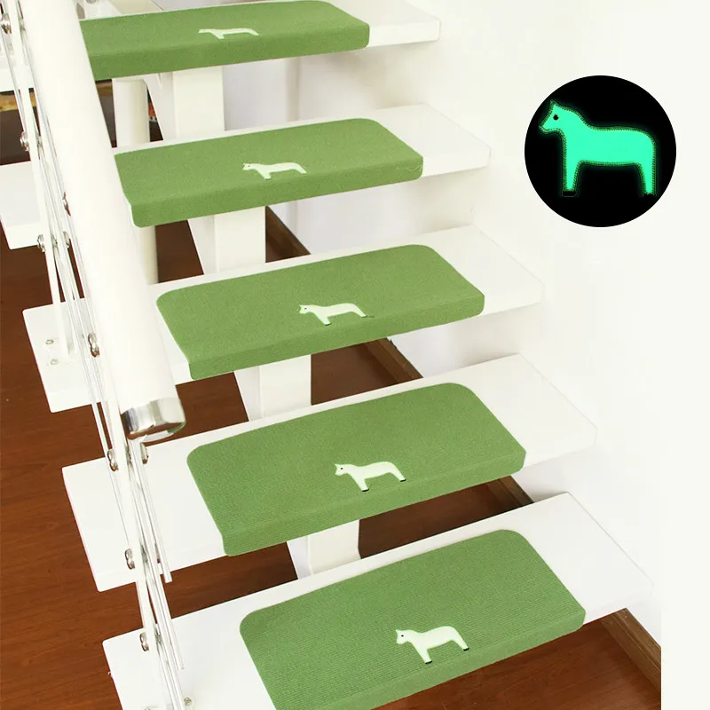 RULDGEE Home Luminous Self-adhesive Non-slip Floor Stair Carpet for living room Cartoon Horse Pattern Stair Mat Protector Rug
RULDGEE Home Luminous Self-adhesive Non-slip Floor Stair Carpet for living room Cartoon Horse Pattern Stair Mat Protector Rug