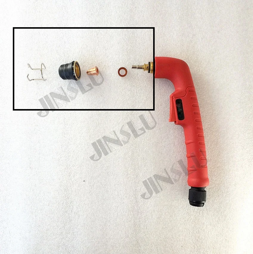0.6mm 0.8mm 0.9mm Trafimet S45 CUT55 PT-40 IPT-40 Consumables Kit 23PK Tip Nozzle Retaining Cap Swirl Ring Electrode Shield
0.6mm 0.8mm 0.9mm Trafimet S45 CUT55 PT-40 IPT-40 Consumables Kit 23PK Tip Nozzle Retaining Cap Swirl Ring Electrode Shield