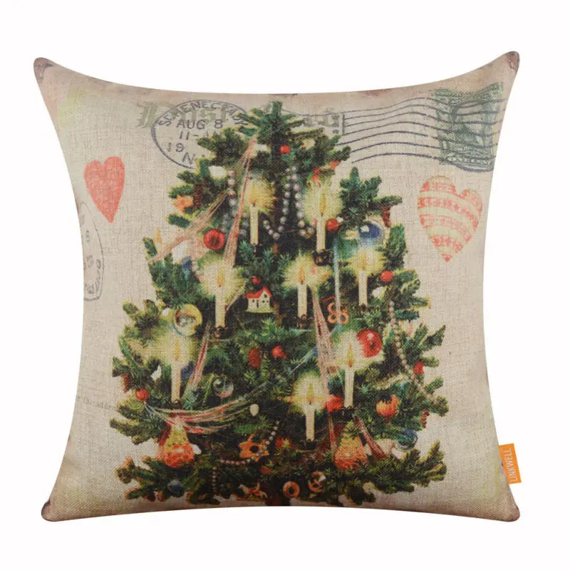 LINKWELL 18"x18" Merry Christmas Gift Present Home Decor Christmas Tree Heart Seasonal Festival Burlap Pillowcase Cushion Cover
LINKWELL 18"x18" Merry Christmas Gift Present Home Decor Christmas Tree Heart Seasonal Festival Burlap Pillowcase Cushion Cover