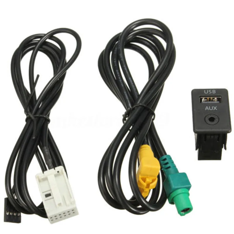 Newest 1set USB AUX Switch Cable Wire Adapter For B-M-W 3 5 Series E87 E90 E91 E92 X5 X6
Newest 1set USB AUX Switch Cable Wire Adapter For B-M-W 3 5 Series E87 E90 E91 E92 X5 X6