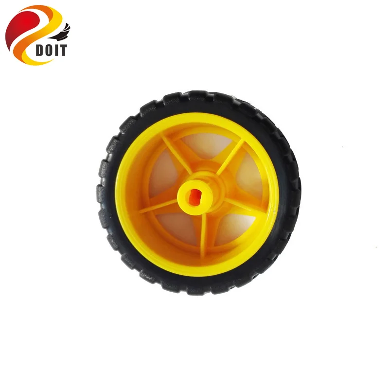 Original DOIT 65mm TT Motor Wheel for 2wd/4wd Car Chassis Tire RC Toy Smart Car Tyre for TT Motor Remote Control Robot Model Toy
Original DOIT 65mm TT Motor Wheel for 2wd/4wd Car Chassis Tire RC Toy Smart Car Tyre for TT Motor Remote Control Robot Model Toy
