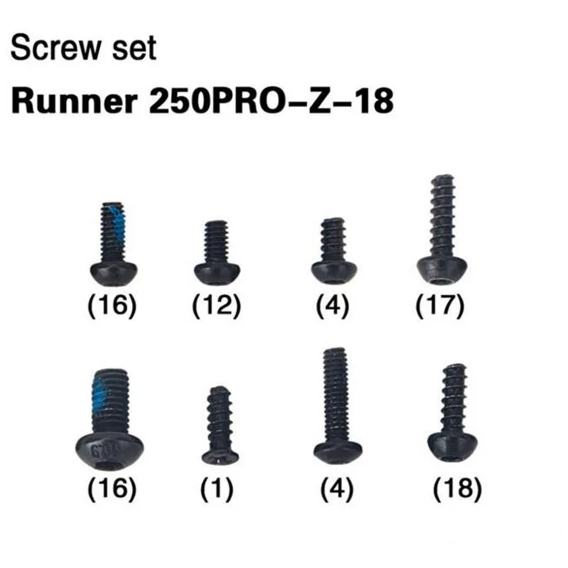 Screw Set for Walkera Runner 250 PRO Racing Drone Spare Parts Accessories Runner 250PRO-Z-18
Screw Set for Walkera Runner 250 PRO Racing Drone Spare Parts Accessories Runner 250PRO-Z-18