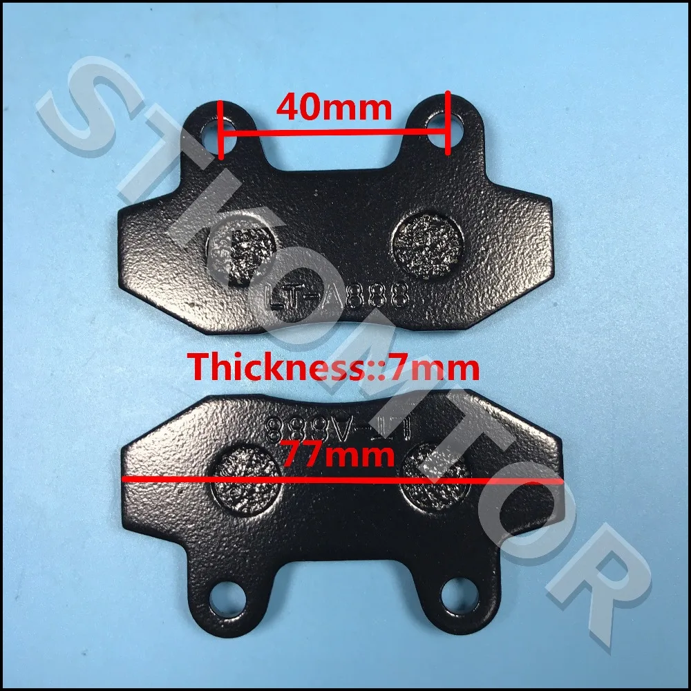 2 комплекта/4 шт. передние левые и правые тормозные колодки для Jinling cc JLA 21B ATV Quad Bike Go